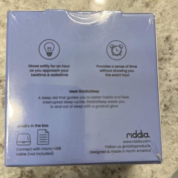 Riddia Sleep Tracker Sleep Aid New in Sealed Box - Picture 2 of 3